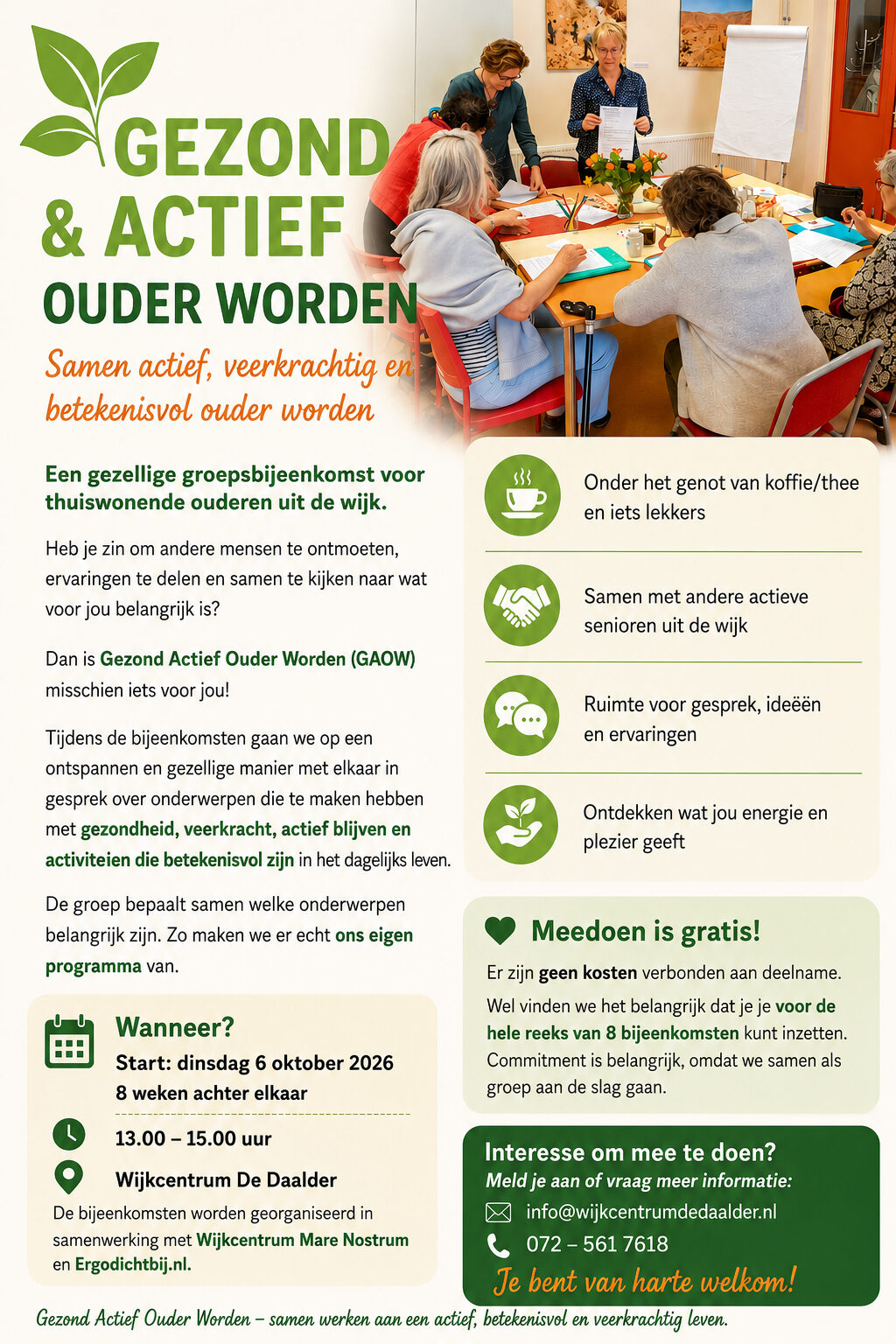 Gezond & Actief Ouder Worden in Daalmeer